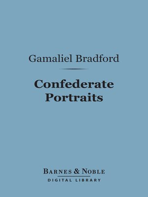 cover image of Confederate Portraits (Barnes & Noble Digital Library)